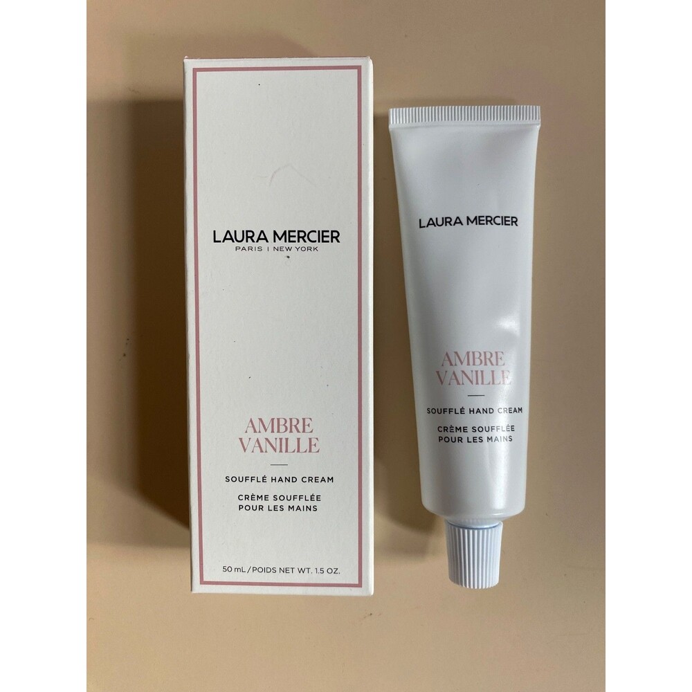 Laura Mercier Ambre Vanille Soufflé Hand Cream 1.5 oz 50 ml FULL SIZE New Sealed